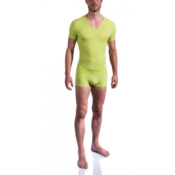 V-Neck Shirt lime green RED0965